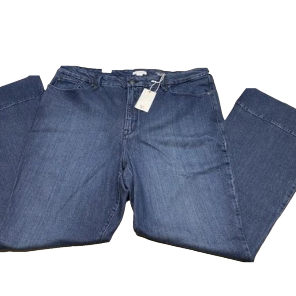 NEW GOOD AMERICAN Jean Indigo Blue Size 20 Plus Good Classic Boot High Rise